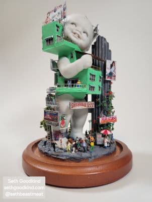 Main view of Clam Bar diorama