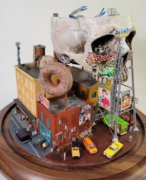 Main view of Curry Crab diorama