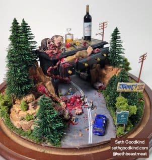 Main view of Mystery of the Desert diorama